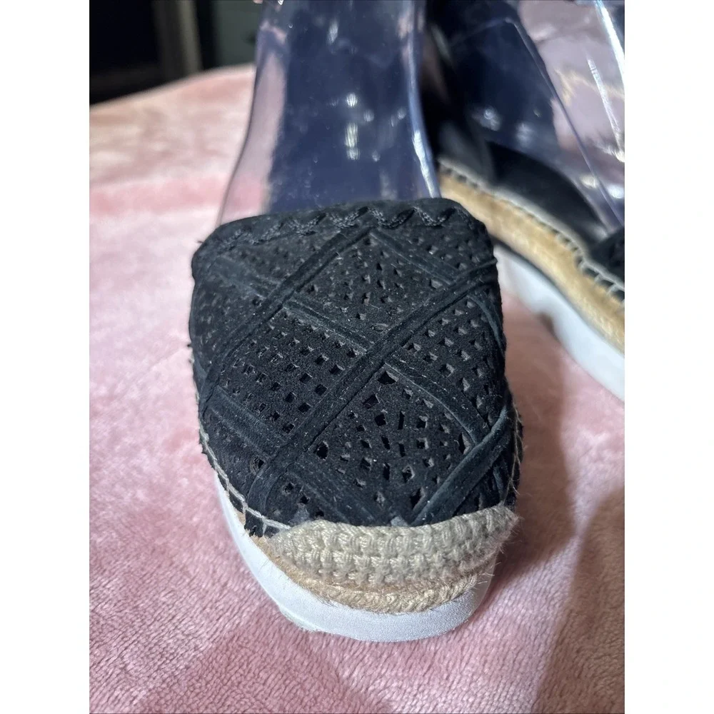 Vince Camuto Binettie Platform Espadrille-Size:7.5 in black casual preppy